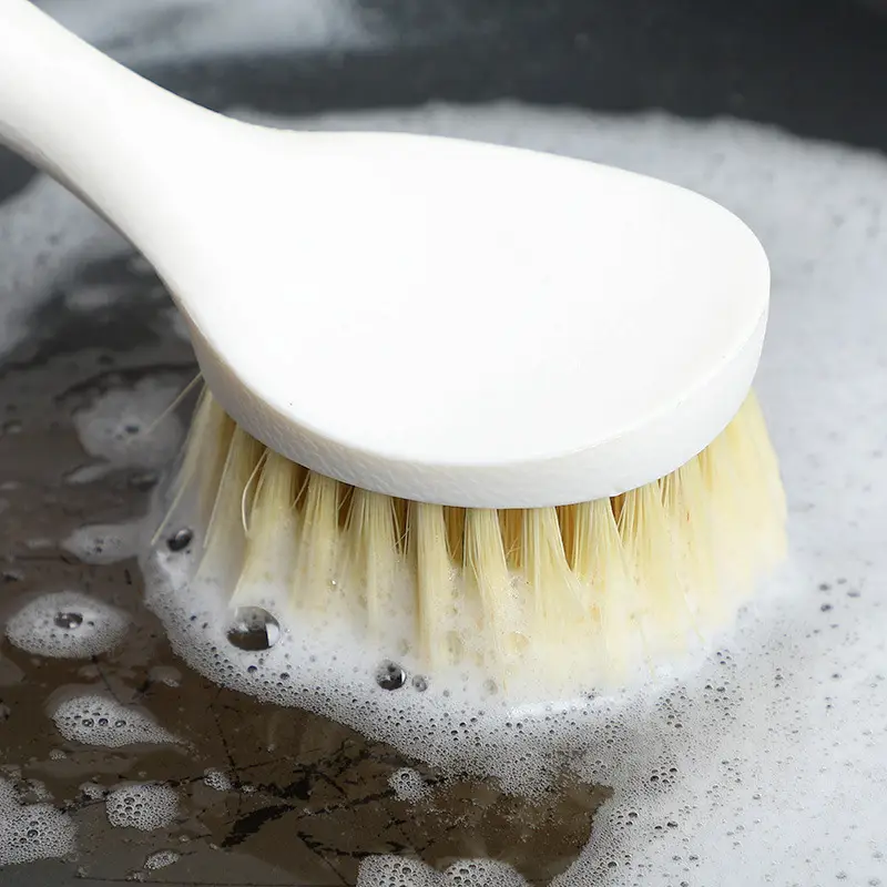 Wooden Bathroom Cleaning Brush with Soft Bristles - Image 5