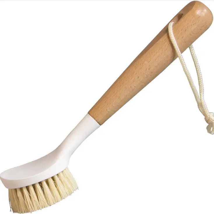 Wooden Bathroom Cleaning Brush with Soft Bristles - Image 7