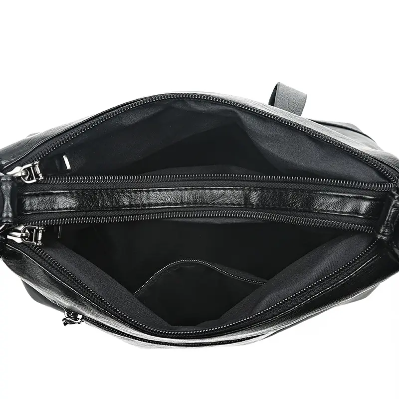 Vintage Red Leather Mother Bag for Women 2023 - Image 7