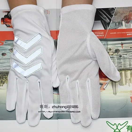 Summer Reflective Unisex School Guard Gloves - Image 4