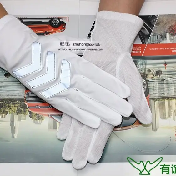 Summer Reflective Unisex School Guard Gloves - Image 5