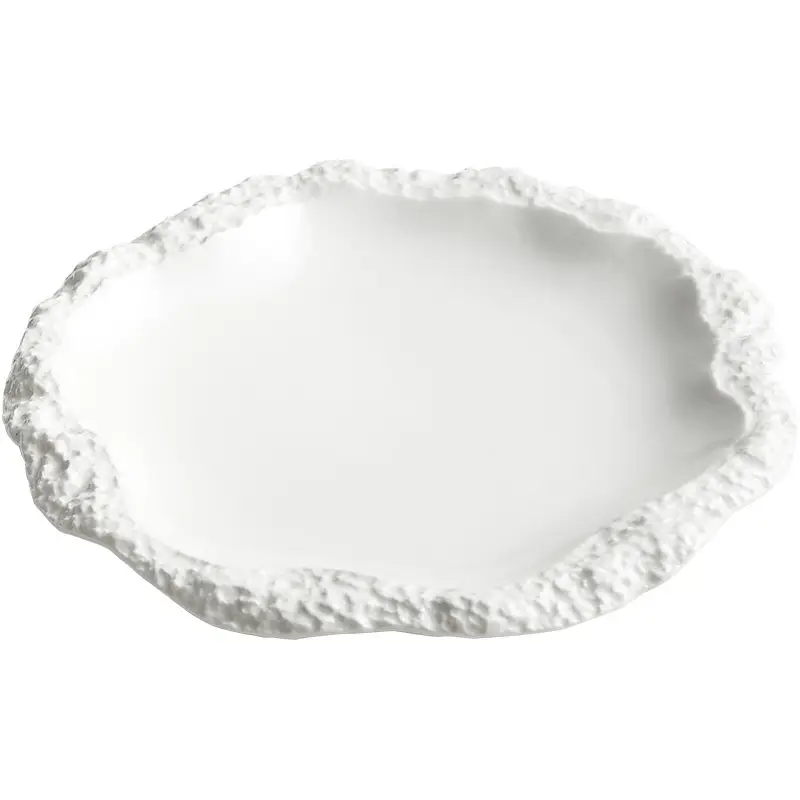 White Rock Patterned Flat Plate Dish 2024 New - Image 12