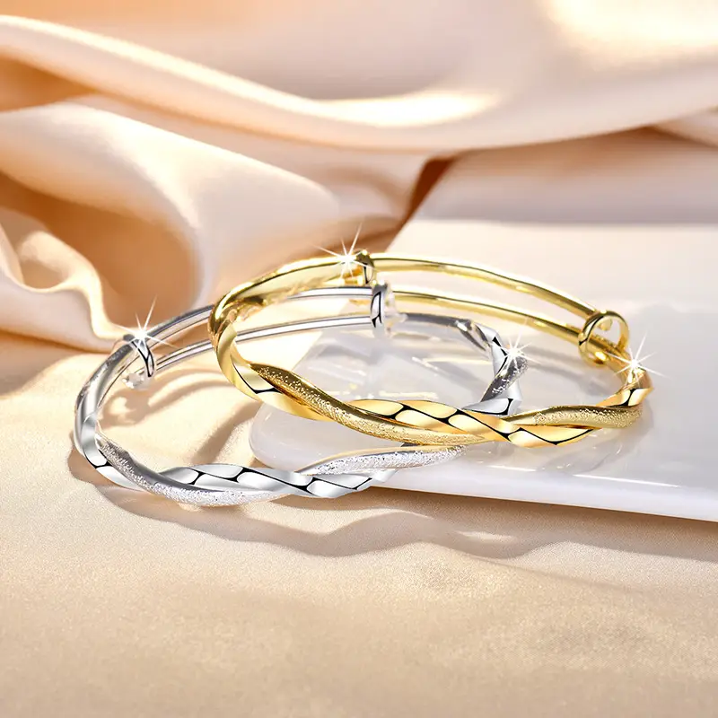 Korean Style Twisted Woven Bracelet for Women