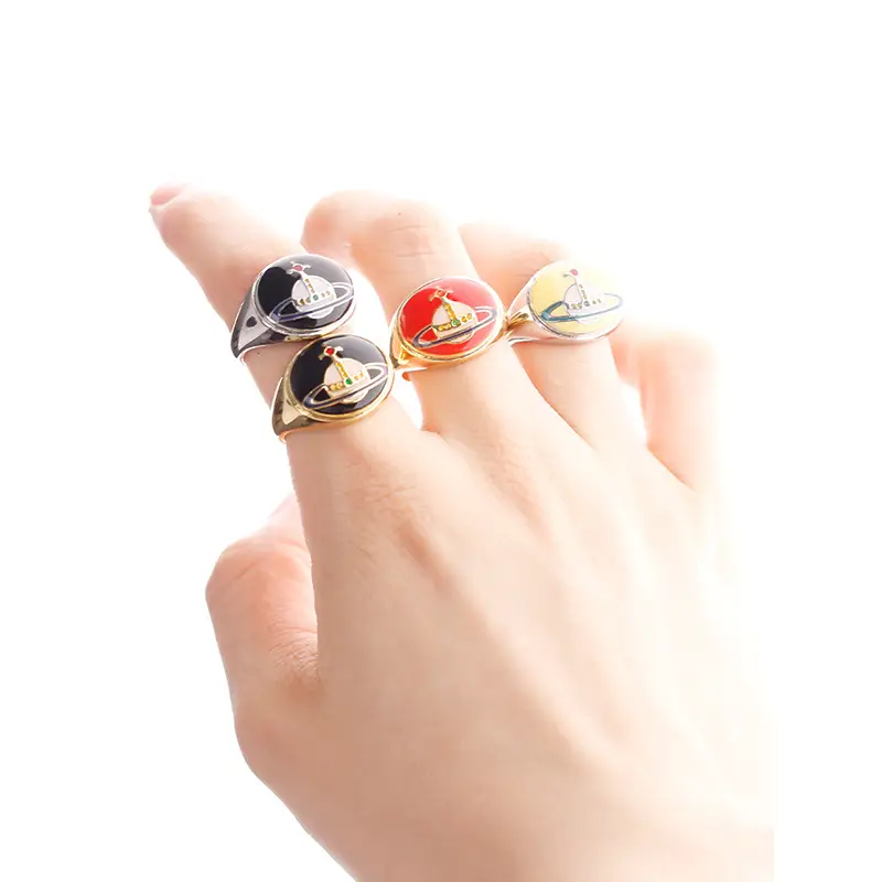 Star Same Style Enamel Glaze Rings for Women - Image 8