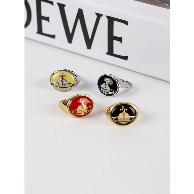 Star Same Style Enamel Glaze Rings for Women - Image 10