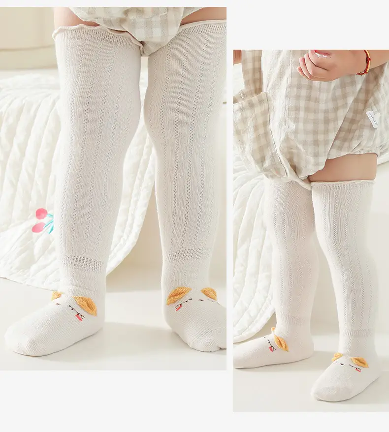 718 Kids Cotton Socks Fungus Design Mid Length — feature 11