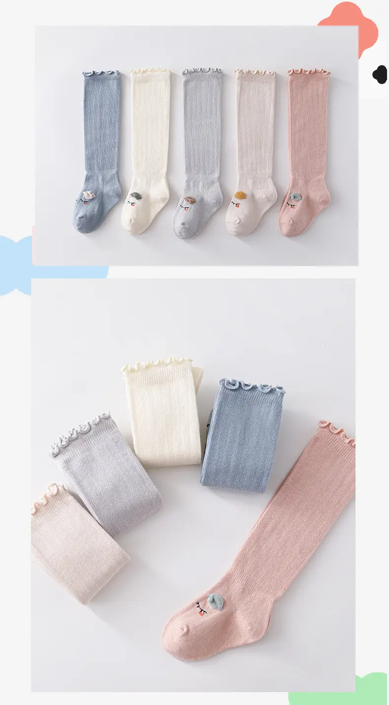 718 Kids Cotton Socks Fungus Design Mid Length — feature 14
