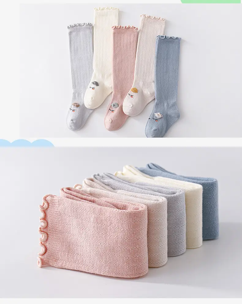 718 Kids Cotton Socks Fungus Design Mid Length — feature 15