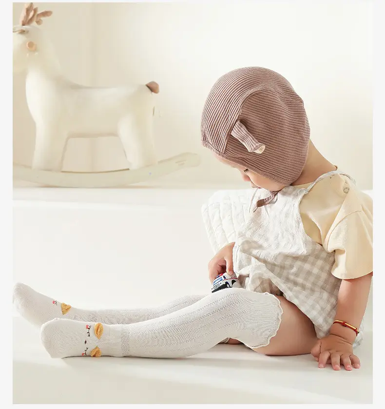 718 Kids Cotton Socks Fungus Design Mid Length — feature 9