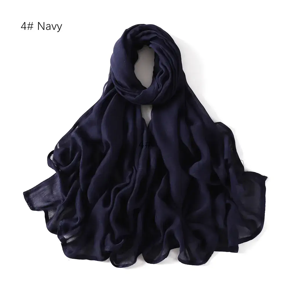 Navy Blue Wide Brim Shawl for Women — feature 17