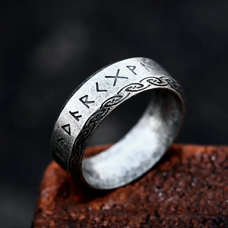 Titanic Steel Men's Ring with Korean Design - Image 7