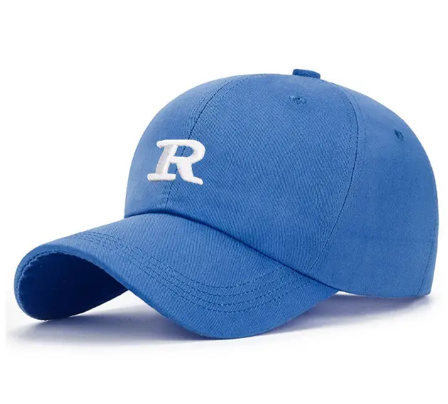 Korean Letter R Embroidered Baseball Cap Men Women - Image 7