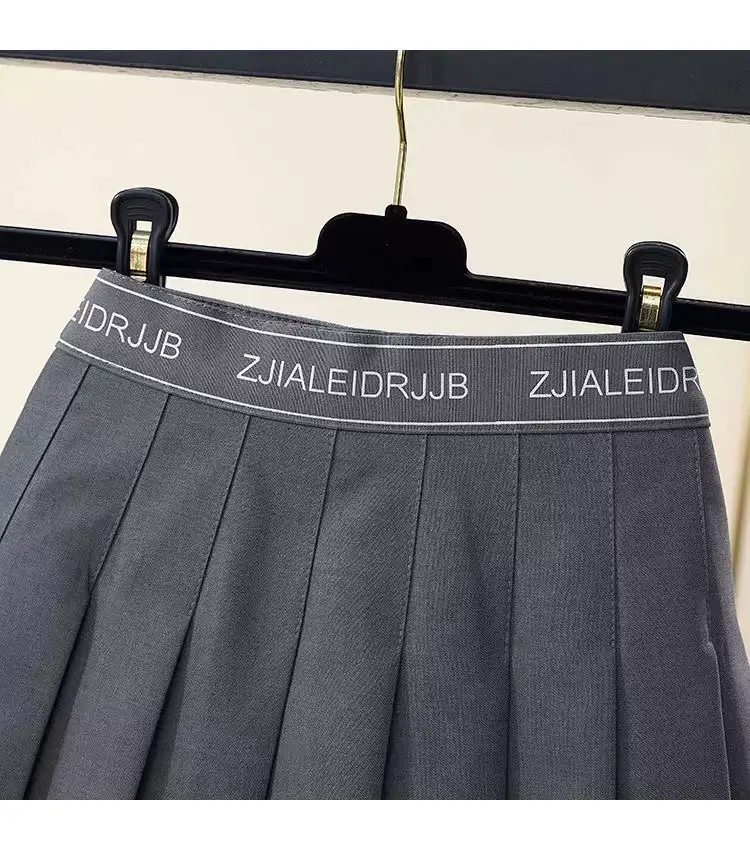 White Elastic Pleated Skirt for Women 2023 — feature 12