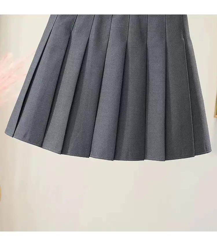 White Elastic Pleated Skirt for Women 2023 — feature 13