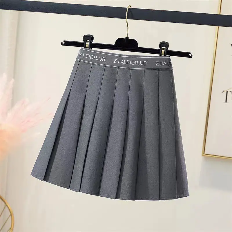 White Elastic Pleated Skirt for Women 2023 - Image 2