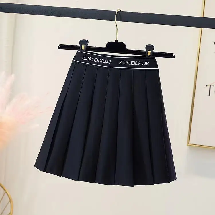 White Elastic Pleated Skirt for Women 2023 - Image 3