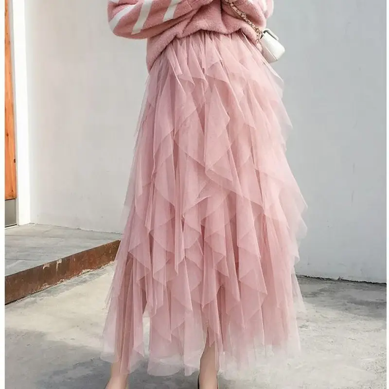 Elegant Mesh Tassel Skirt for Women 2022 - Image 8