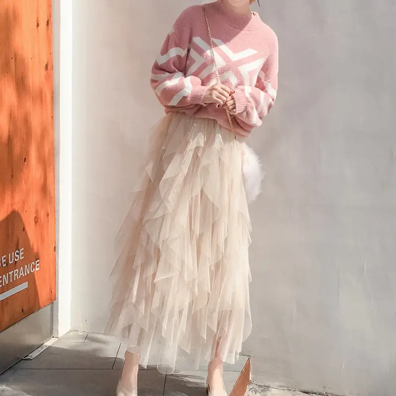 Elegant Mesh Tassel Skirt for Women 2022 - Image 3
