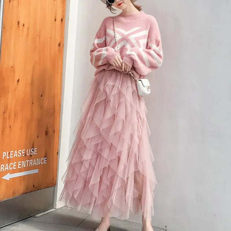 Elegant Mesh Tassel Skirt for Women 2022 - Image 4