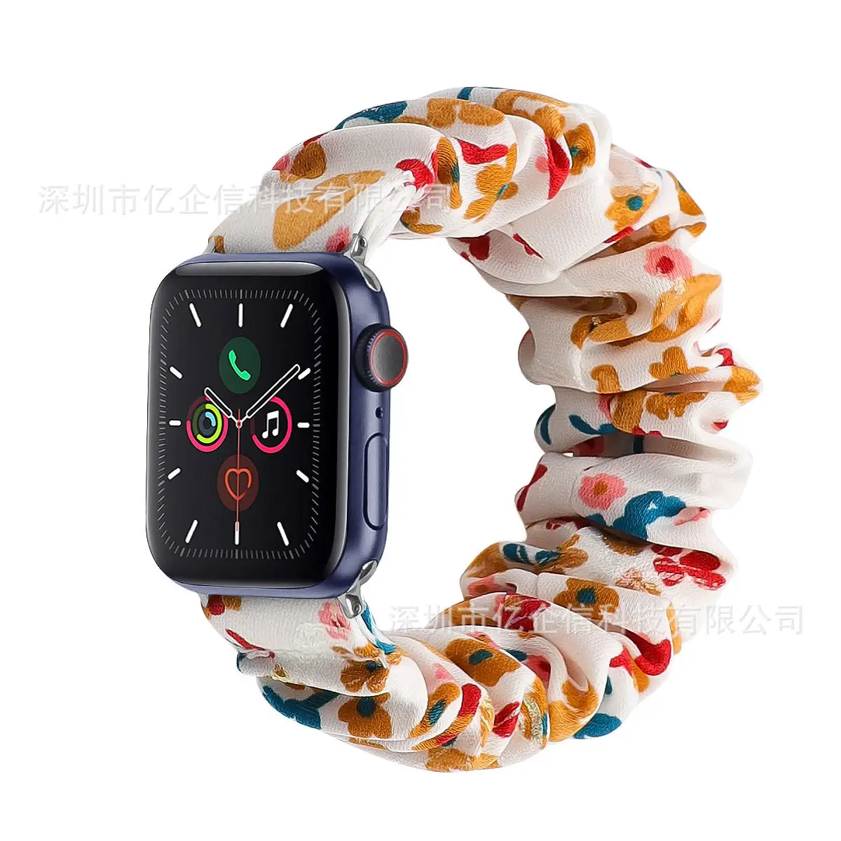 Apple Watch with Leopard Print Strap Large