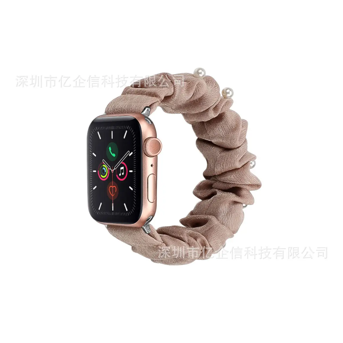 Apple Watch with Leopard Print Strap Large