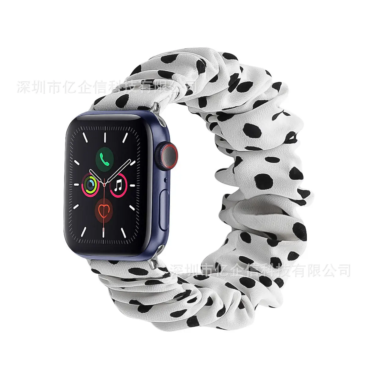 Apple Watch with Leopard Print Strap Large
