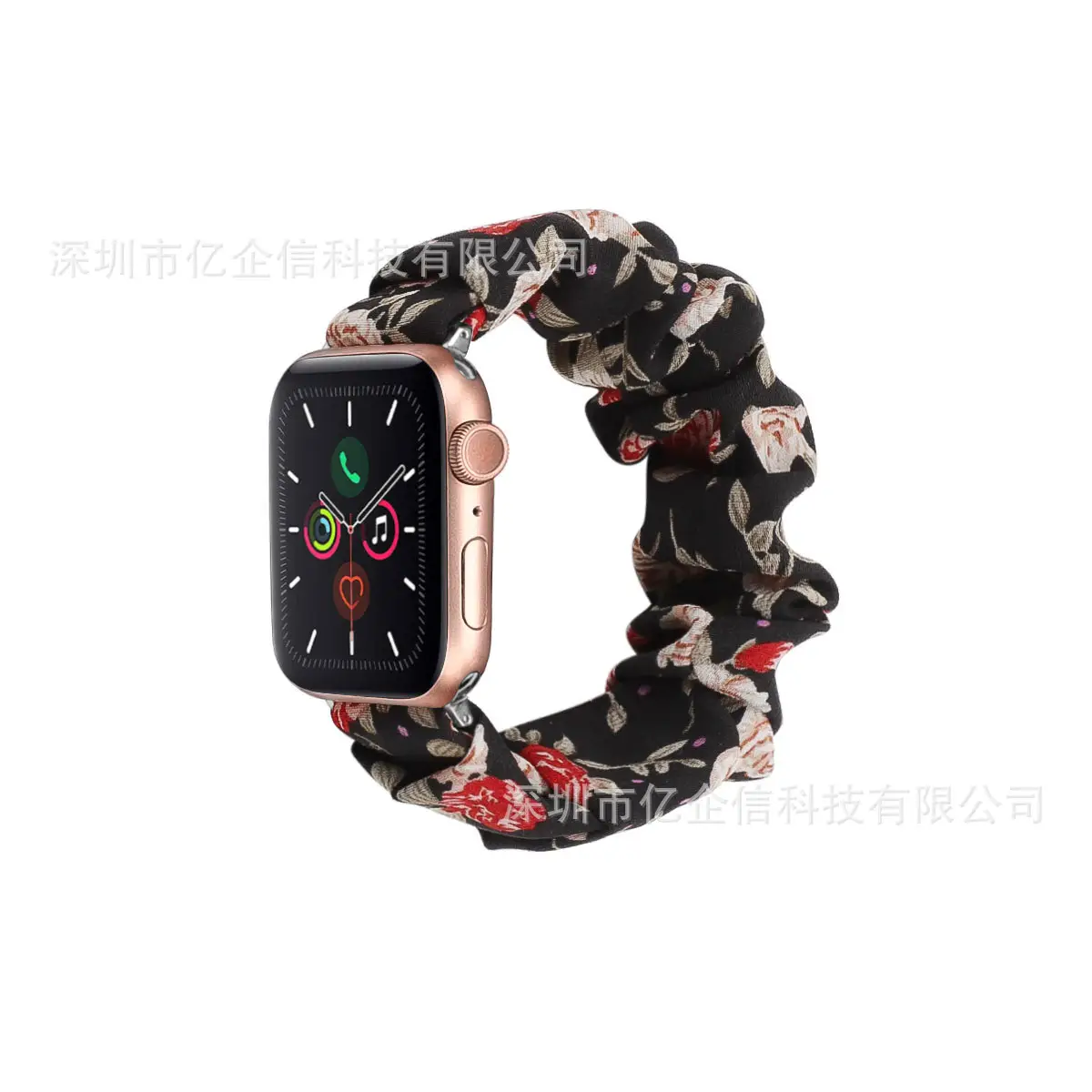 Apple Watch with Leopard Print Strap Large