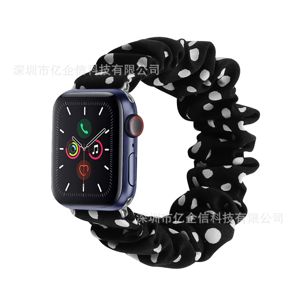Apple Watch with Leopard Print Strap Large