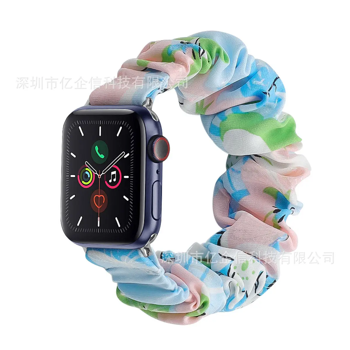 Apple Watch with Leopard Print Strap Large