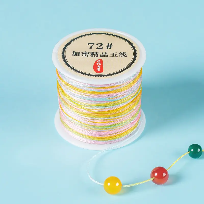 Jade Thread No. 72 Braided Rope Beading Thread