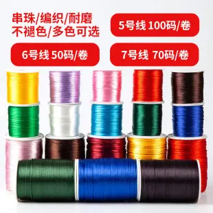 Jade Thread No. 72 Braided Rope Beading Thread — feature 25