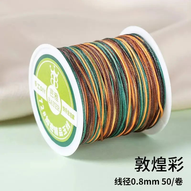 Jade Thread No. 72 Braided Rope Beading Thread