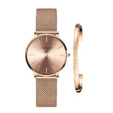 Retro Square Watch Women's Rose Gold Metallate — feature 27