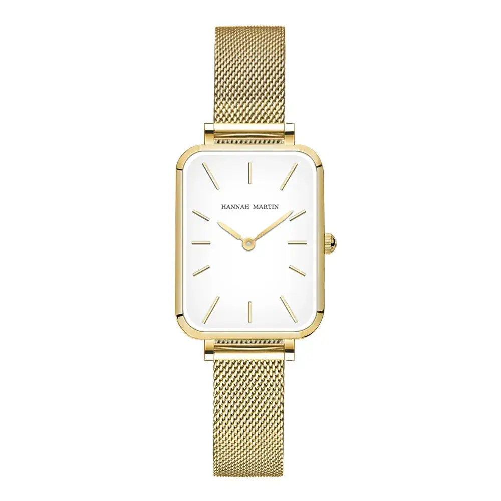 Retro Square Watch Women's Rose Gold Metallate - Image 5