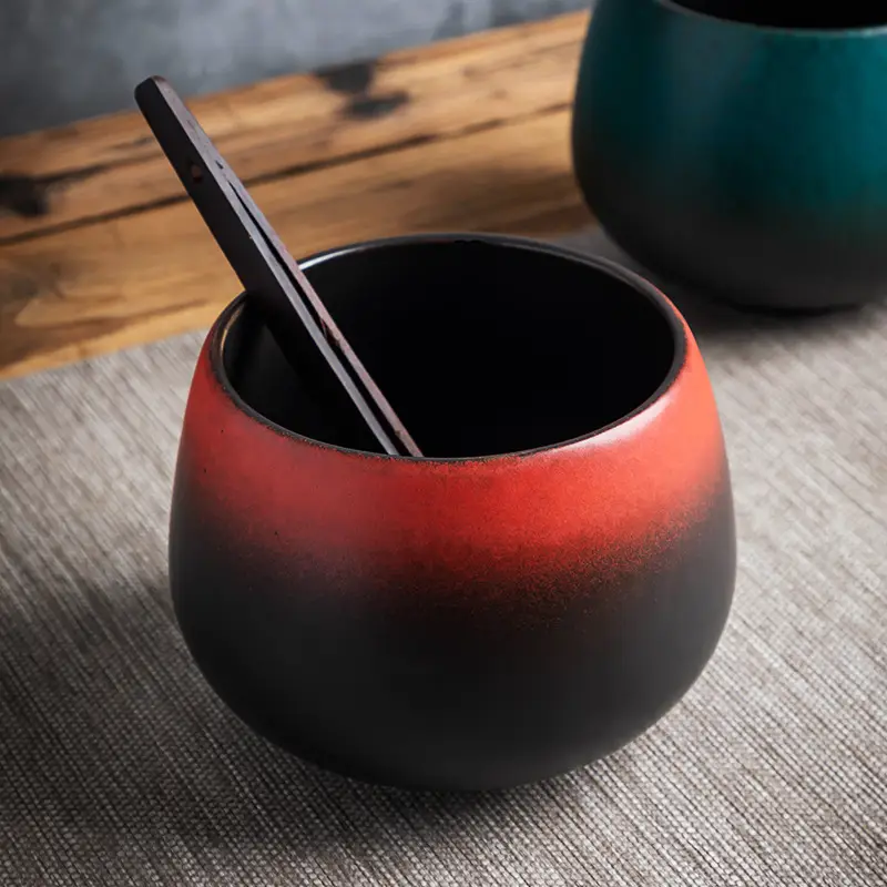 Blue Gradient Ceramic Tea Basin 1000ml - Image 12