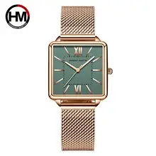 Frosted Star Watch for Women Rose Gold Mesh Belt — feature 11