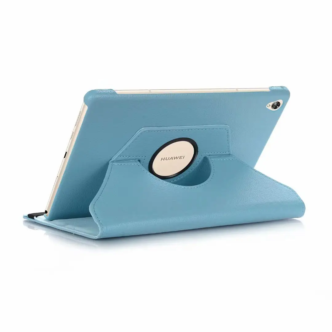 Blue Leather Tablet Case for Huawei M6 10.8" — feature 1
