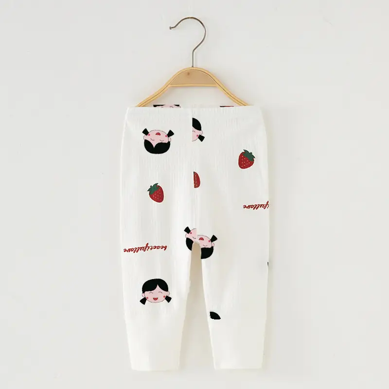 Baby Cotton Pants White Long Leg Warmers 10cm - Image 2