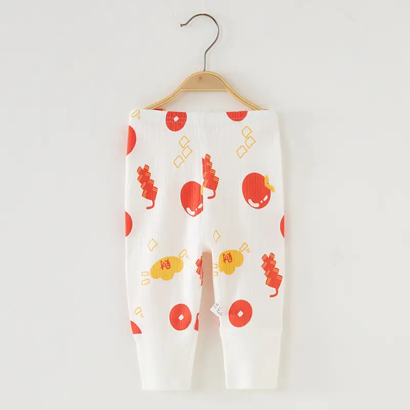 Baby Cotton Pants White Long Leg Warmers 10cm - Image 3