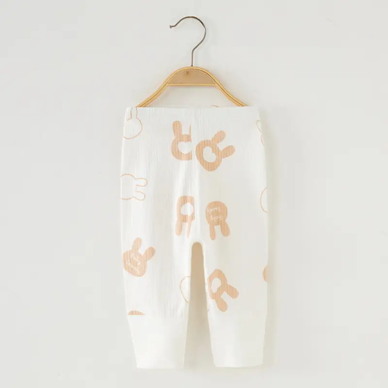 Baby Cotton Pants White Long Leg Warmers 10cm - Image 4