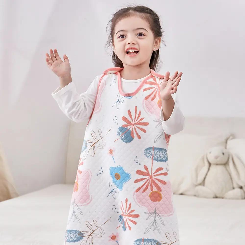 Baby Quilted Nightgown Vest Spring Autumn Warm 4S - Image 9