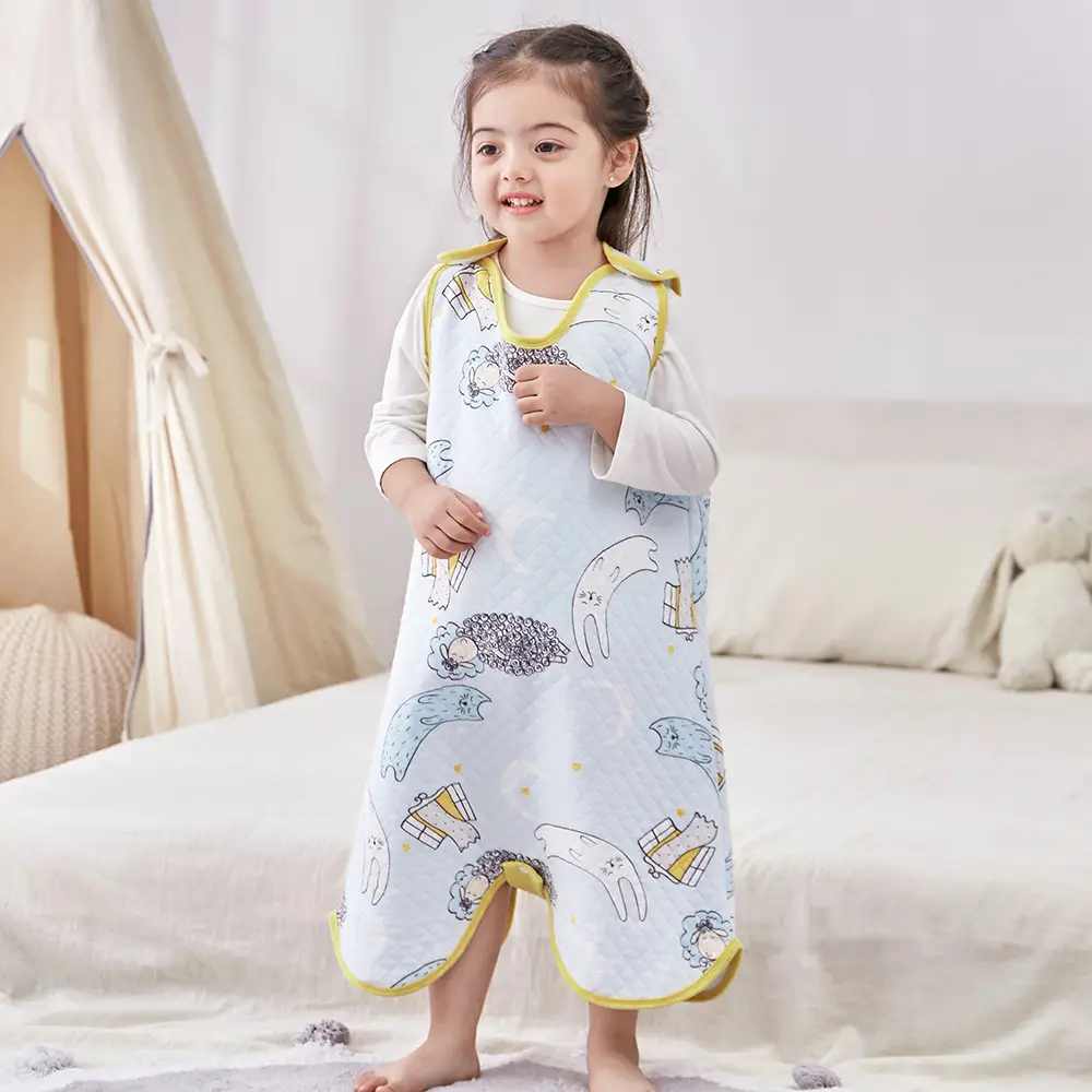 Baby Quilted Nightgown Vest Spring Autumn Warm 4S - Image 10
