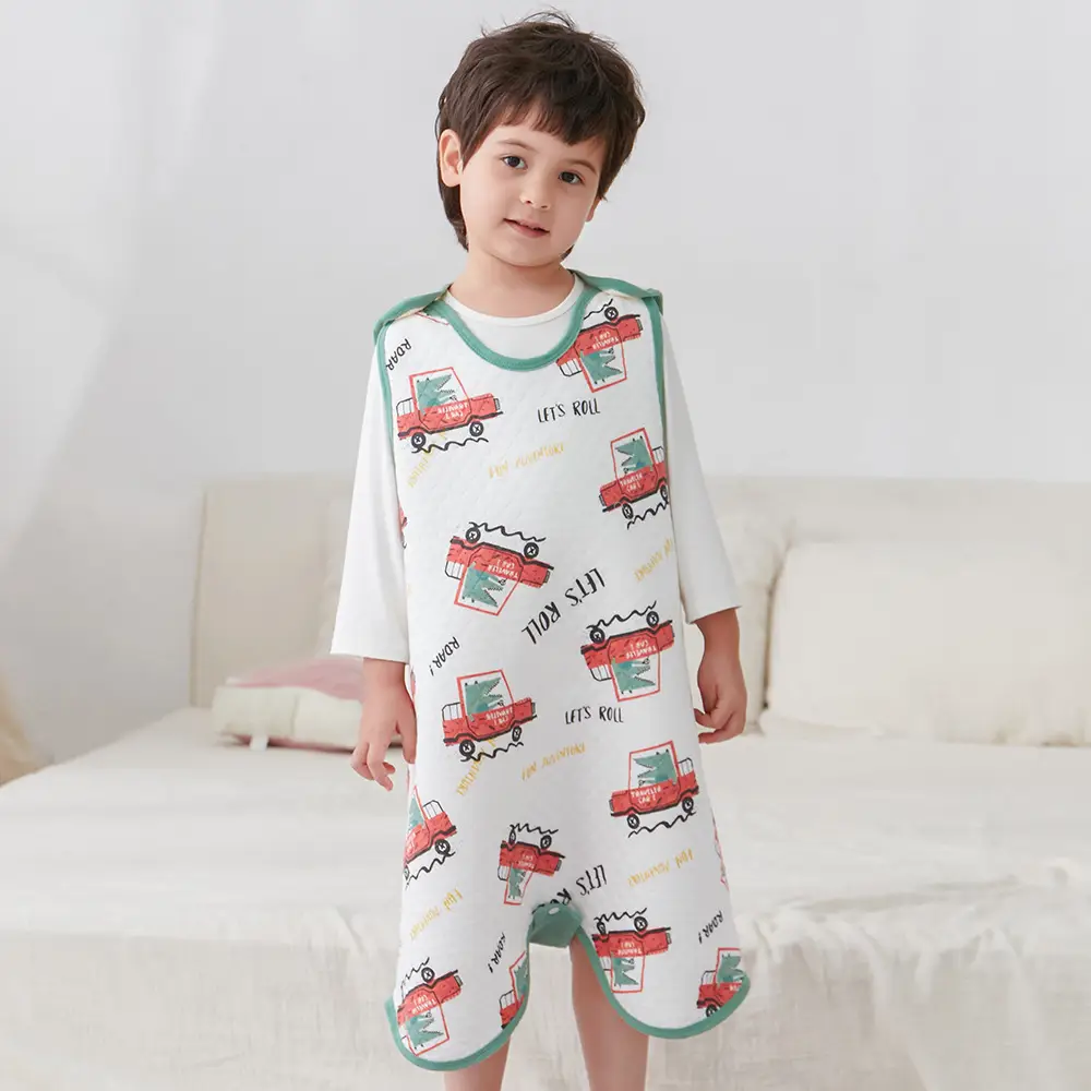 Baby Quilted Nightgown Vest Spring Autumn Warm 4S - Image 11