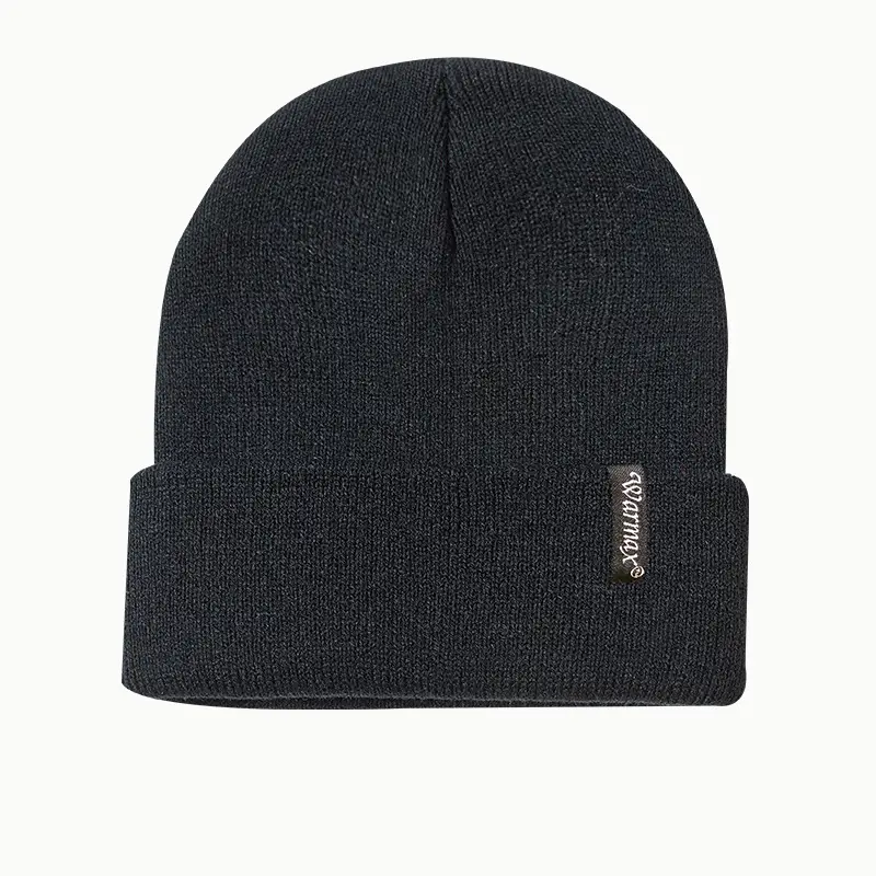 Kids Wool Beanie Cap Grey Winter Warm - Image 12