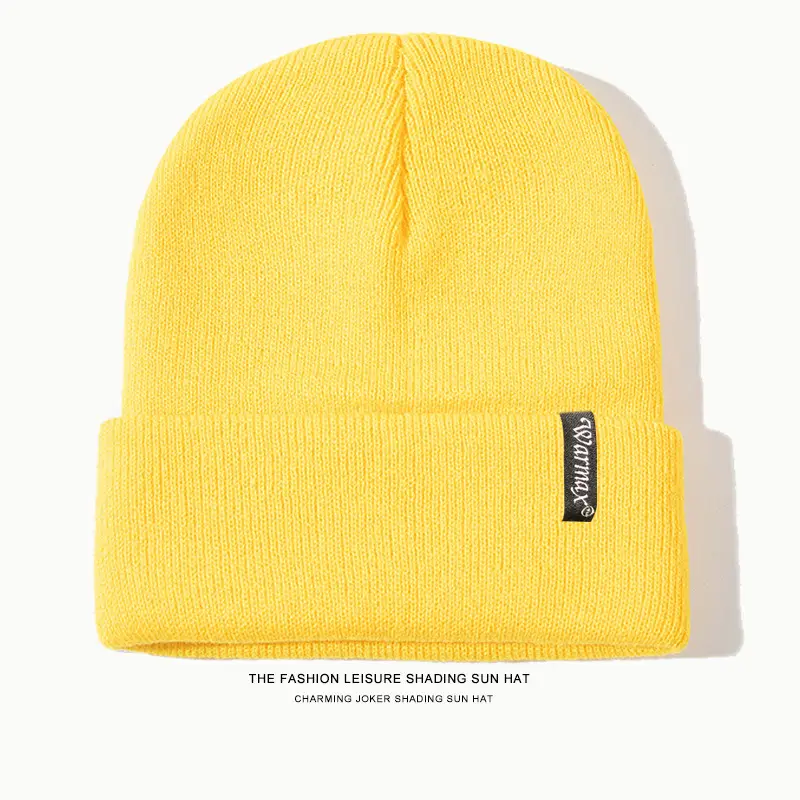 Kids Wool Beanie Cap Grey Winter Warm - Image 7