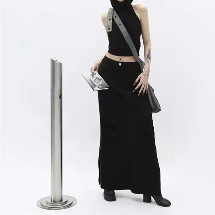 Black High-End Elastic Backless Hooded Vest with Functional Pocket