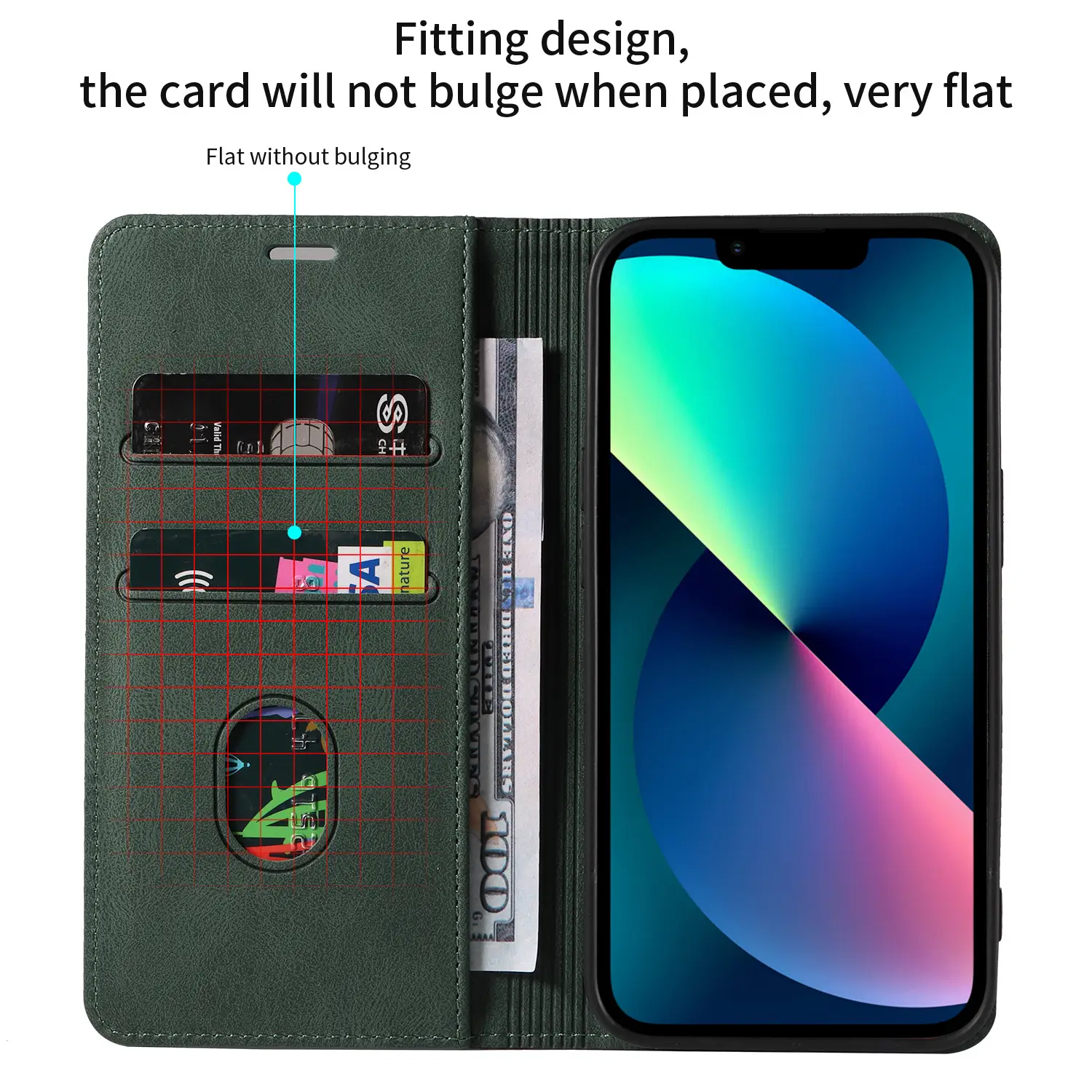 Flip Leather Phone Case for iPhone 12 Pro Max