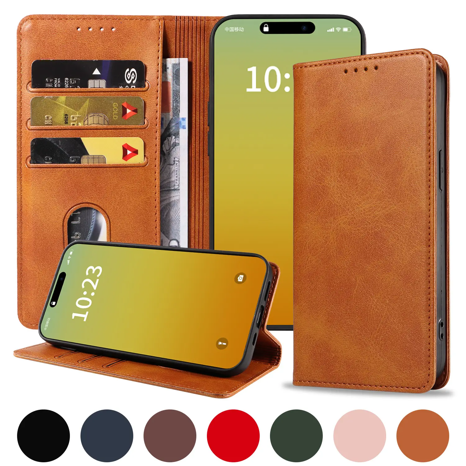 Flip Leather Phone Case for iPhone 12 Pro Max — feature 24
