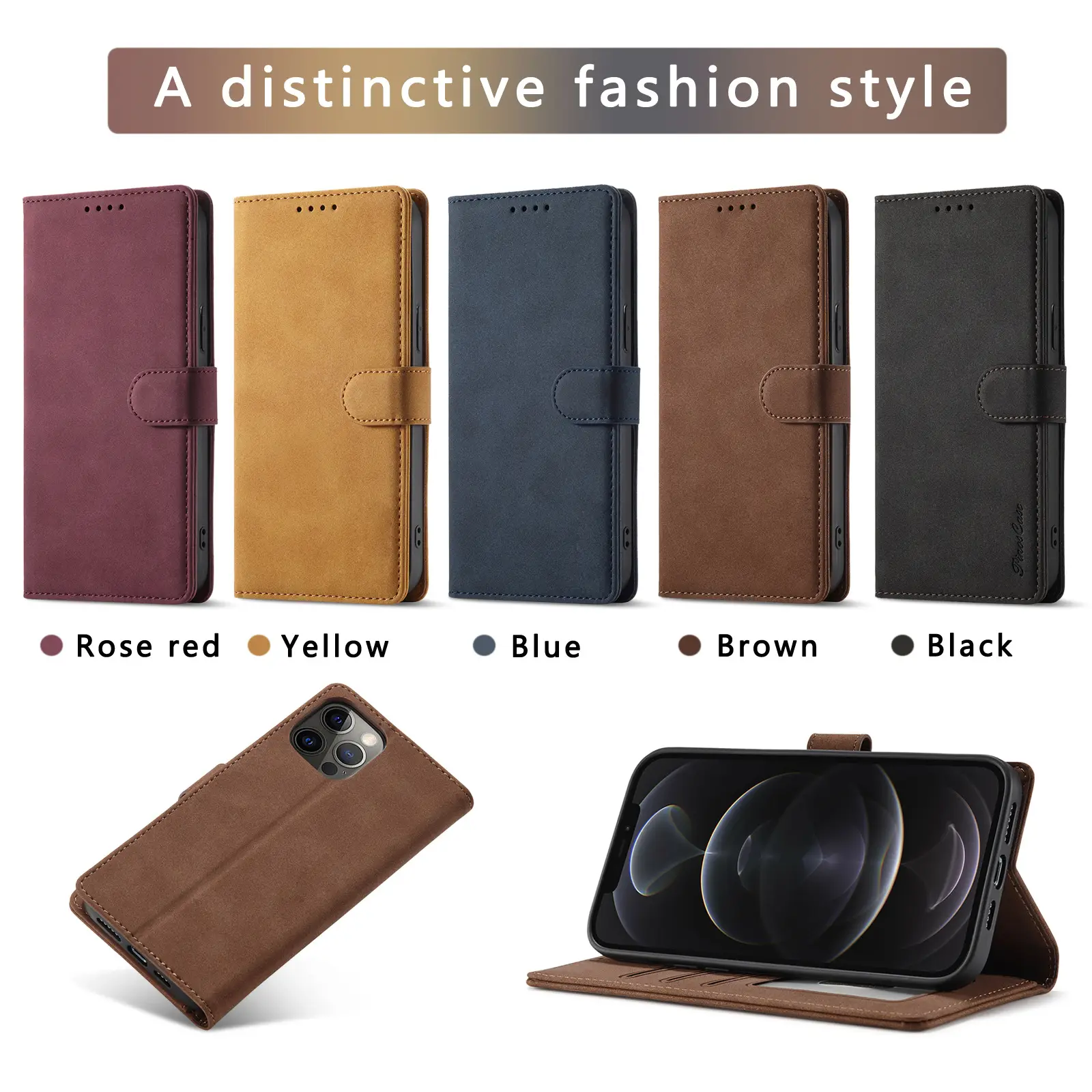 Flip Leather Phone Case for iPhone 12 Pro Max — feature 6