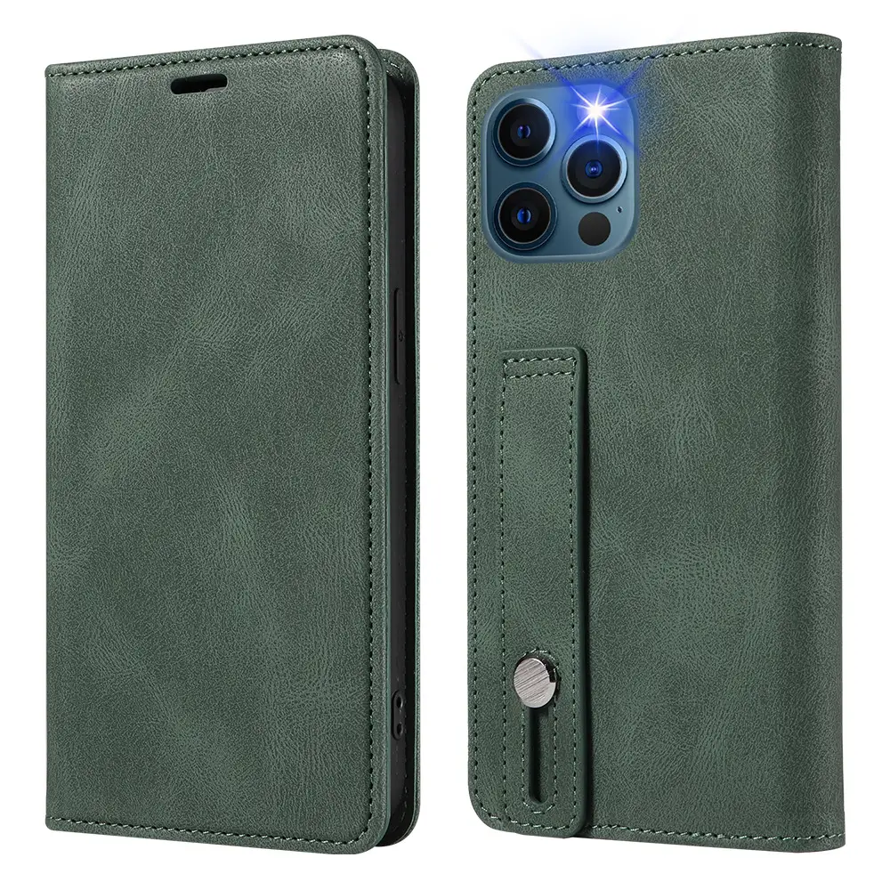 Flip Leather Phone Case for iPhone 12 Pro Max